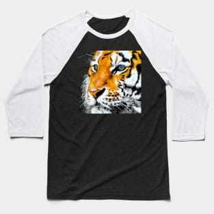 Tiger Art Baseball T-Shirt